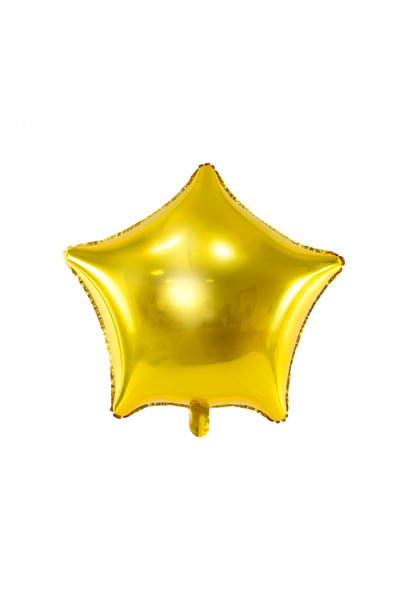Partydeco Foil Star Balloon, Gold - 48 cm