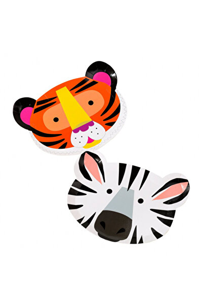 Talking Tables Set of 12 Party Animals Plates