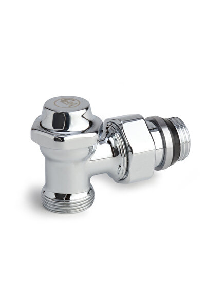 GIACOMINI Robinet colțar T29CX003, pentru radiator de prosoape, 1/2” x 16 mm, conexiune adaptor autoetanșantă