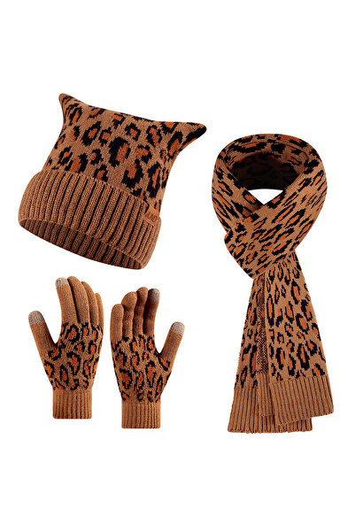 OEM Dark Gothic style plush hat, winter spicy girl cat ear hat, Halloween punk style rock warm hat -