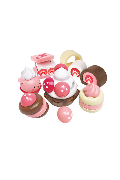 Hape مجموعة لعب طعام حلوى الفراولة