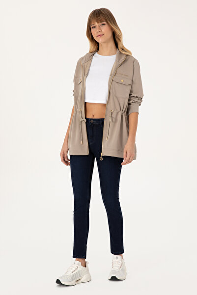 U.S. Polo Assn. Women's Dark Beige Sweatshirt 50309102-Vr088