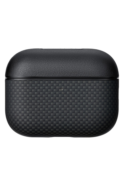 PITAKA Airpods Pro 3 Uyumlu Kılıf 1500D Fibră Aramidă Classic Serisi Negru-Gr...