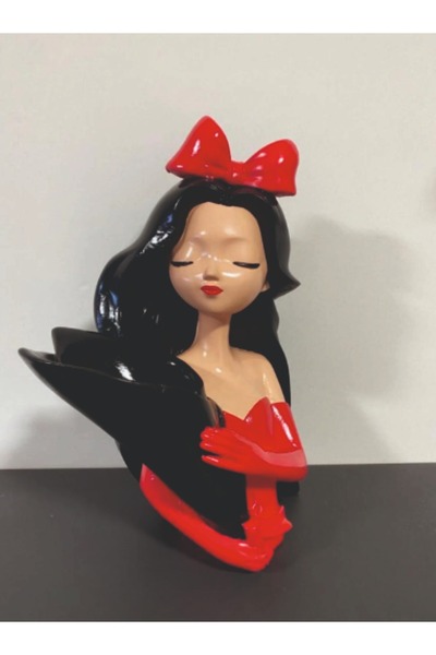 BİRGÜL HOME Buketli Kız Kurdeleli Biblo 32x22x15