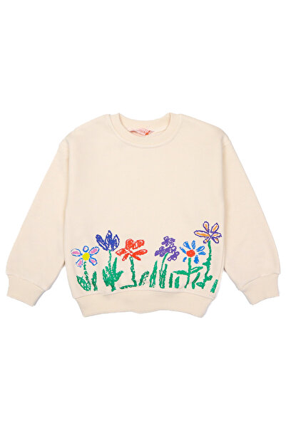 My Baby's World سويت شيرت بناتي من سيريز فلاور 100% قطن ملون (2-8 سنوات)