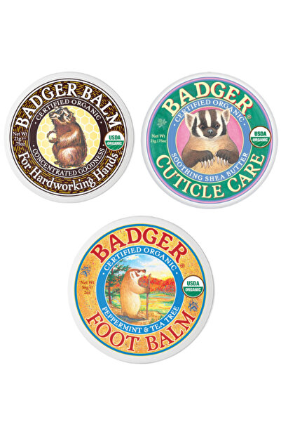 Badger EL AYAK ve TIRNAK BAKIMI ÜÇLÜ SET