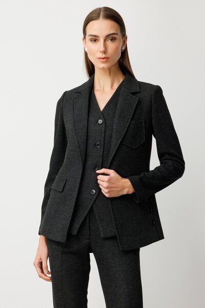 Ekol Süs Cepli Düğme Detaylı Ceket