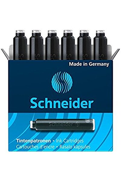 Other SCHNEIDER BLACK SHORT PEN CARTRIDGES 6 pcs.