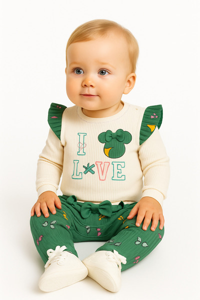 minella kids Printed two-piece suit