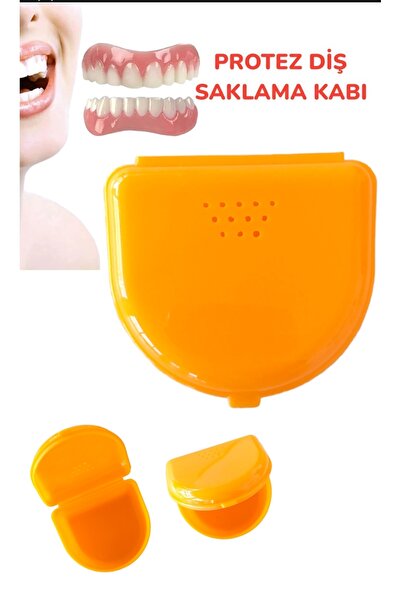 SOFT PROTEZ DİŞ SAKLAMA KABI, TAM BOY BÜYÜK EBAT, GECE PLAK KUTUSU, TAKMA DİŞ...