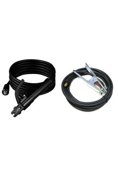 Home Set cablu de sudură: suport electrod 200A și clemă de împământare 300A, 3m, DKJ 10-25mm²