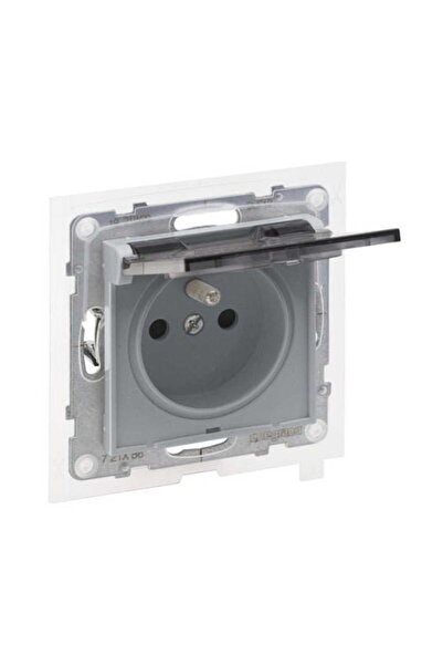 Legrand Gniazdo pojedyncze alu 2P+Z 16 A 250V zaciski automatyczne Suno 721386