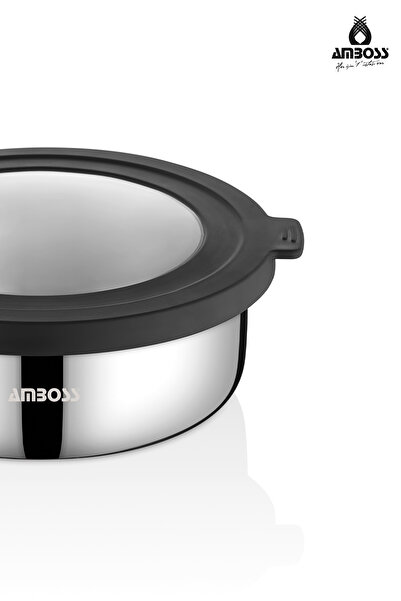 Amboss Nova 6 bucăți recipiente de depozitare din oțel inoxidabil 14-16-18 cm