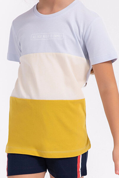 Arnetta Mother-Daughter Shorts Set - Sky Blue