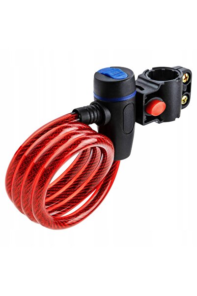 Other Zabezpieczenie rowerowe blocada 1m + 1 kluczyk i uchwyt