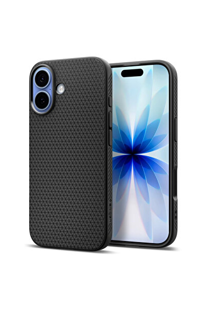 Spigen Husă de protecție Liquid Air pentru iPhone 17 - negru mat
