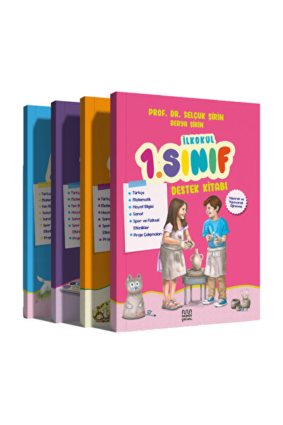 MundiKitap Prof. Dr. Selçuk Şirin İlkokul Destek Kitabı Seti (4 Kitap)