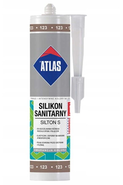 Other Atlas Silikon elastyczny sanitary 280 ml jasny brąz S123