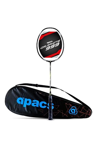 Apacs مضرب تنس الريشة جرافيت 999 بدون أوتار، وزن 30 رطلاً، إطار نانو تيك للقو...