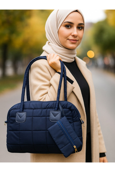 MRB Large Size Soft Cloth Women's Shoulder Bag Women's Arm Bag