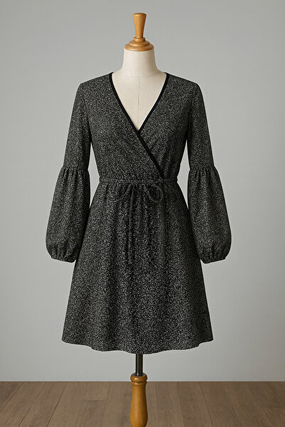 Nu Rochie scurta din lurex pentru Revelion