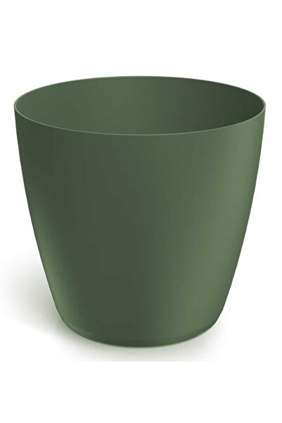 Other Doniczka ciemnozielona plastikowa 23,8x21,5 cm osłonka gładka Mate