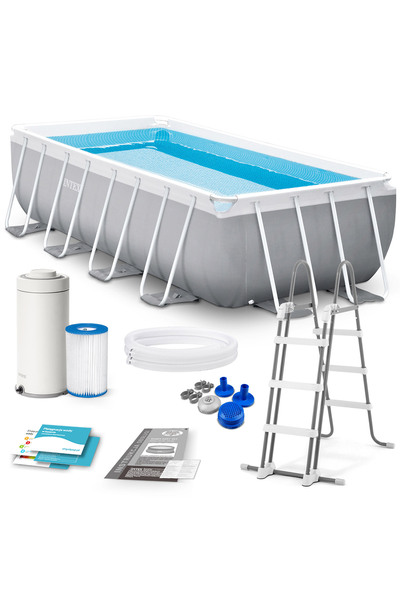 Other Basen ogrodowy stelażowy 400 x 200 x 122 cm 10w1 INTEX 26790