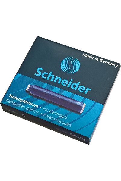 Other SCHNEIDER BLUE SHORT PEN CARTRIDGES 6 pcs.