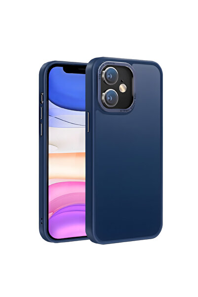 Coverzone Frosted Translucent Metal Protection Frame Case with Camera Protection and Corner Protection Compatible with Redmi 12C