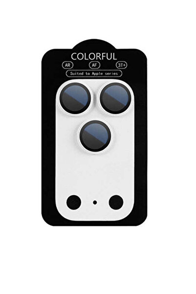 HEYBİNGO iPhone 17 Pro Camera Protector - White