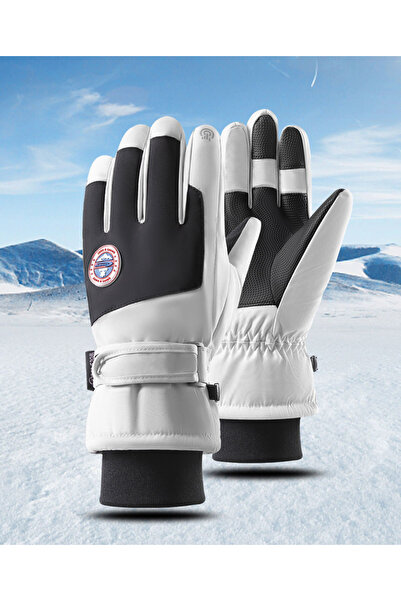 NO BRAND Three-piece set - knitted hat, scarf and gloves, warm and windproof,...