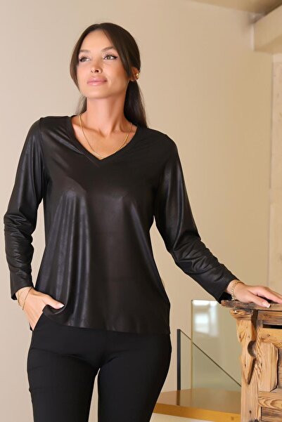 Nazen Giyim 10686-2K6 T.Saraçoğlu Blouseblack