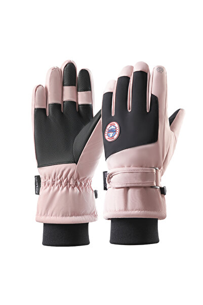 NO BRAND Three-piece set - knitted hat, scarf and gloves, warm and windproof,...