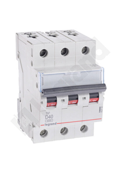 Legrand Circuit breaker 3P D 40A 6kA AC S303 TX3 403759