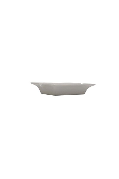 Aj Porcelain White ceramic rectangular ashtray
