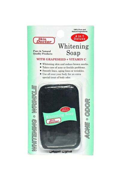 Skin Doctor 4-In-1 Deluxe Whitening Soap With Grapeseed And Vitamin C 80grams