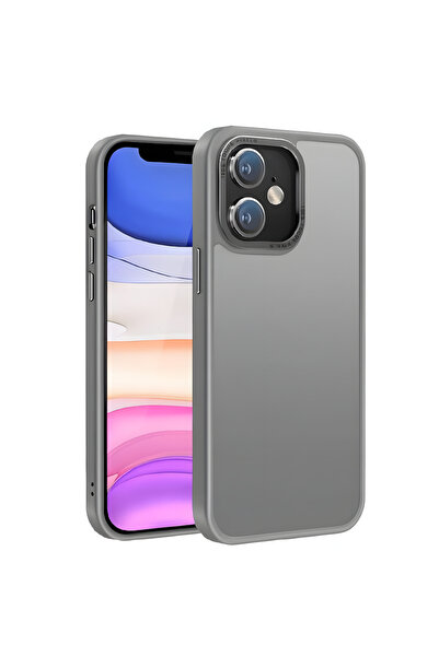 Coverzone Frosted Translucent Metal Protection Frame Case with Camera Protection and Corner Protection Compatible with Redmi 12C