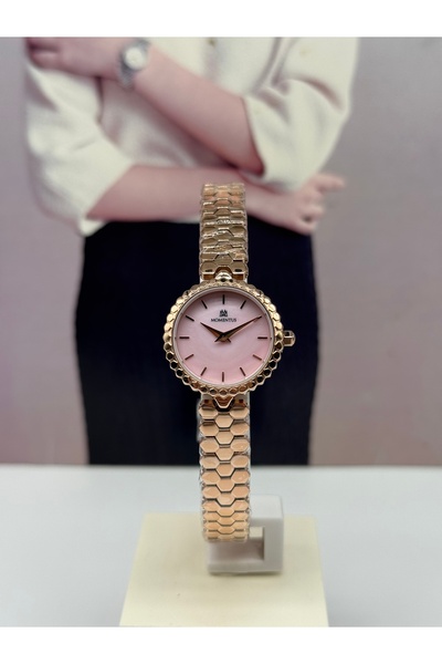 Momentus Pink Rose Gold Women's Watch 3 Atm Waterproof with 3 Years Warranty