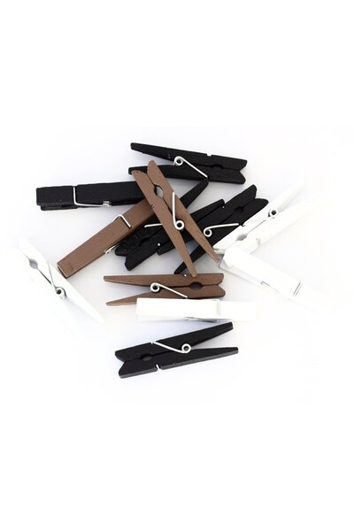 Other Cleme din lemn 47mm Mix Natura /12 buc/ 253009