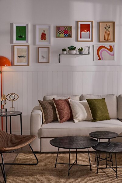 Vanilla Home Set de 4 perne texturate Nordice