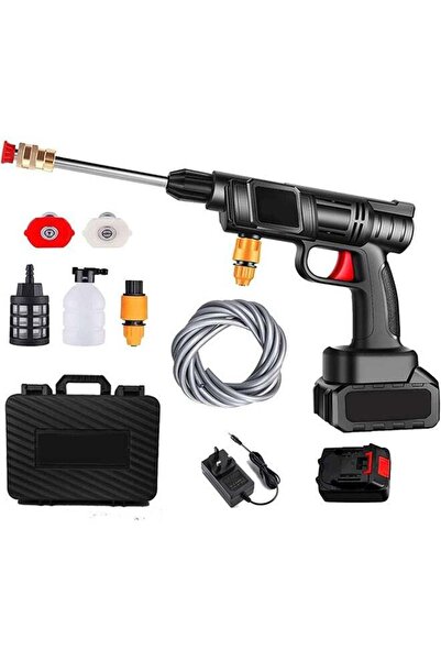 Arabest مجموعة غسالة سيارات لاسلكية عالية الضغط - آلة تنظيف سيارات محمولة