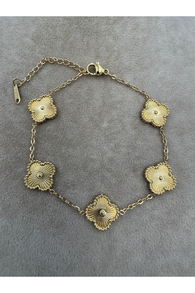 GUNESTAKI 5 Motif Steel Bracelet