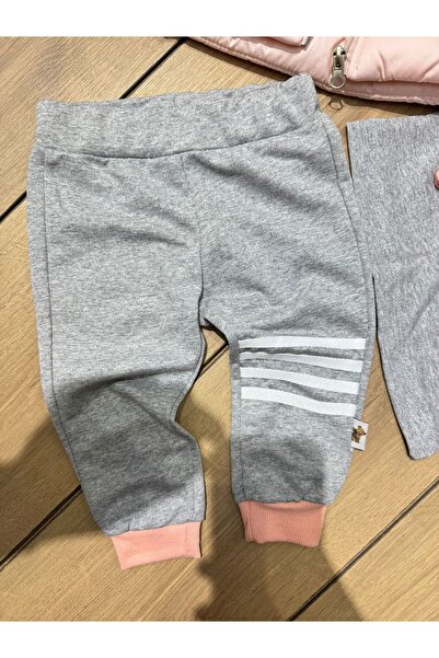 Tk Tela Kit Baby Girl Set of Three in Powder Color for 6/9/12/18 Month Range