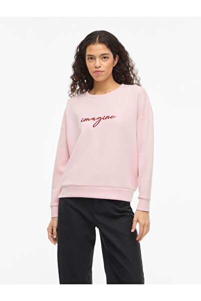 VILA Langärmeliges Sweatshirt VISIFFI Rundhals