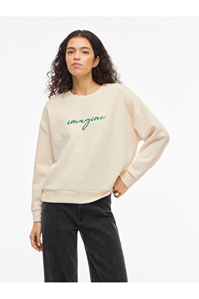VILA Langärmeliges Sweatshirt VISIFFI Rundhals