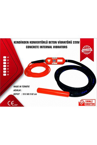 Seçkay Beton Vibratörü 60'Lık Konvektörlü