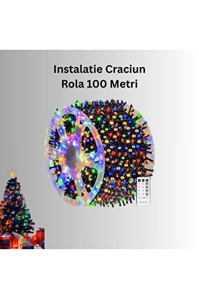 OEM Christmas Installation 100 m LED, Multicolor, 8 Modes, IP44 – Indoor/Outdoor, Roll Type,