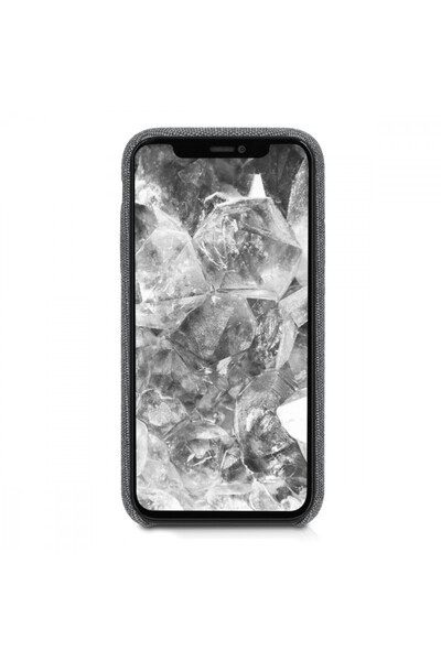 KWmobile Case for Apple iPhone XR, Textile, Gray, 46974.02