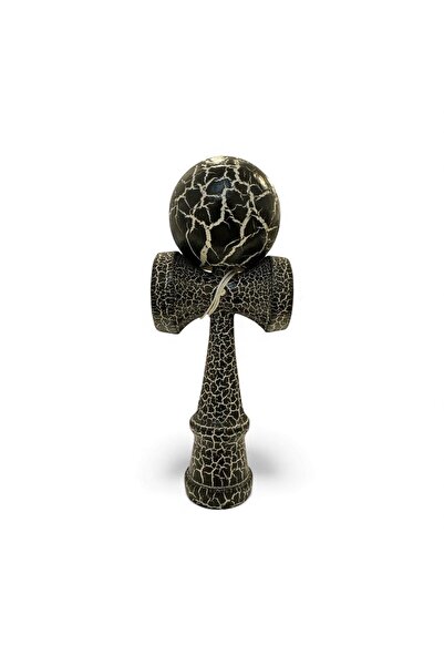 OEM Дървена Кендама – Черен напукан модел – Skill Toy