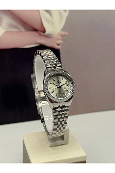 Hislon Silver Women's Wristwatch 5 Atm Waterproof with 3 Years Warranty